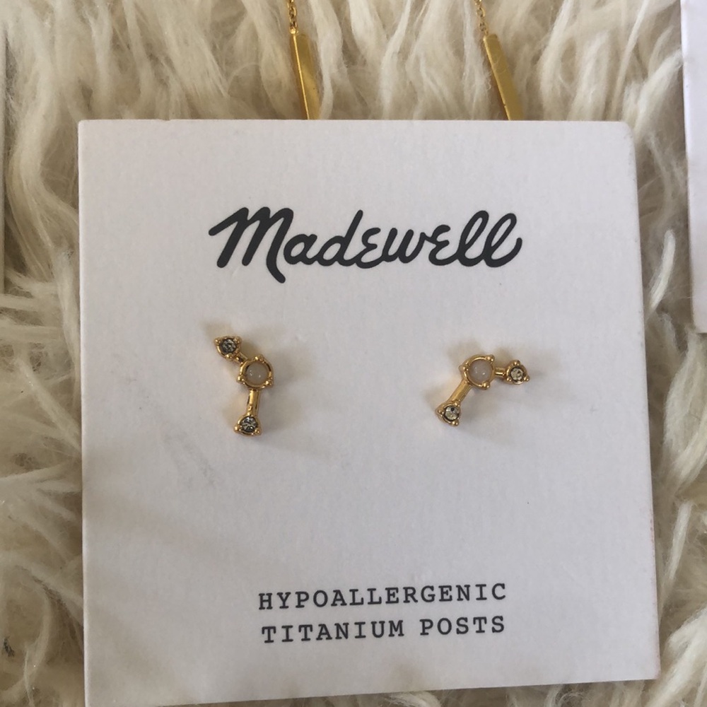 Madewell Jewelry Bundle 6 pairs of earrings NWT - Picture 6 of 9